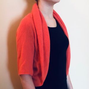 Neiman Marcus Cashmere Collection Soft Pink Shrug